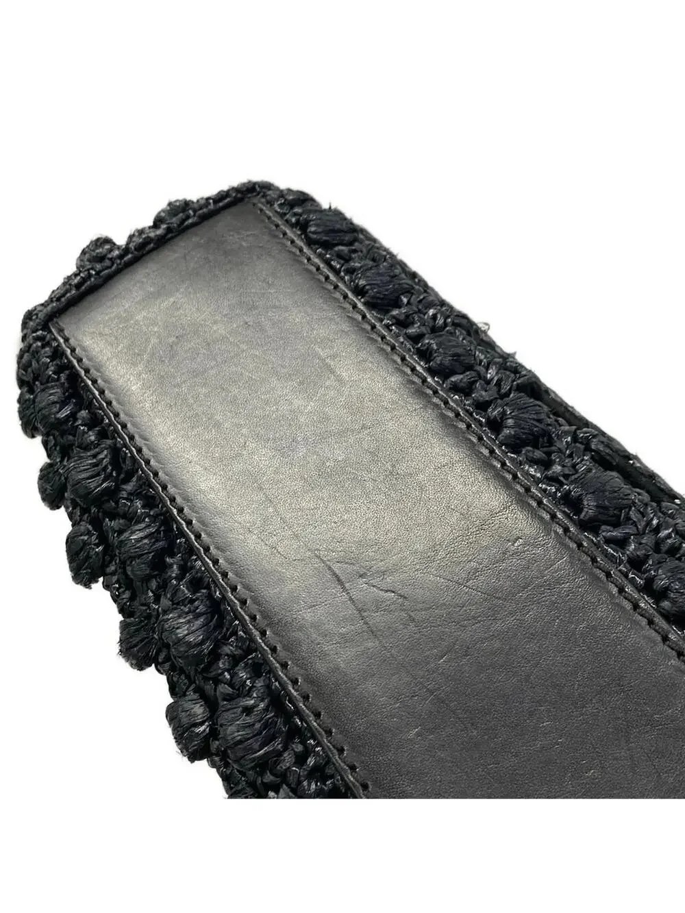 Dolce&Gabbana Black Straw Leather #303949D59B - Picture 14 of 15